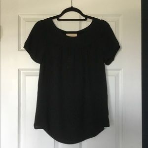NWT Anthropologie Vanessa Virginia Top - Black - 6